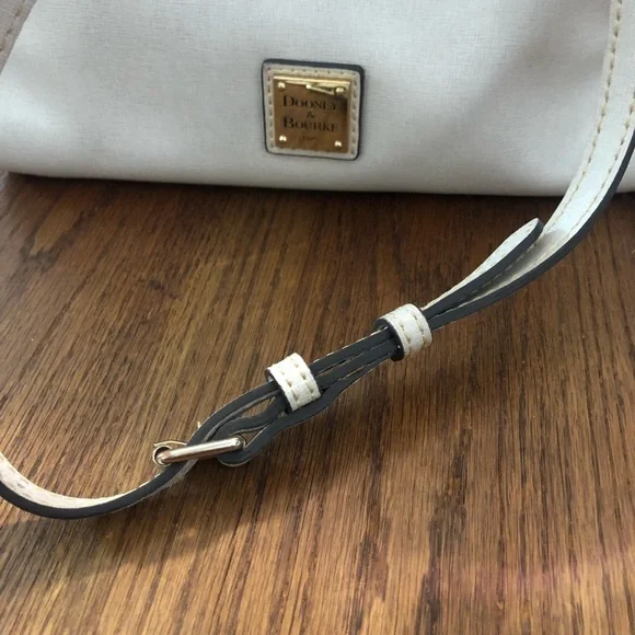 Dooney and Bourke Brielle in Bone Saffiano Leather, Great for a date night.